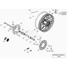 Beta RR250RC 20 Hinterrad