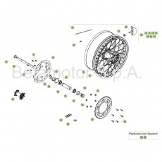 Beta RR350 17 Hinterrad