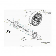 Beta RR390RC 20 4T Hinterrad