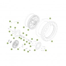 Beta RR480 15 Hinterrad