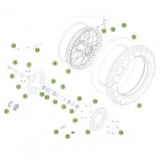 Beta RR480 Racing 16 Hinterrad