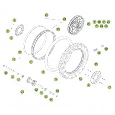 Beta RR50 16 Hinterrad