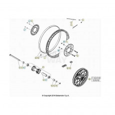 Beta RR50 21 Hinterrad