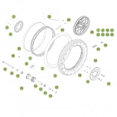 Beta RR50 Sport 15 Hinterrad