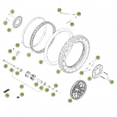 Beta RR50 Standard 13 Hinterrad 2