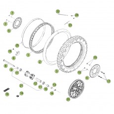 Beta RR50 Standard 14 Hinterrad 2