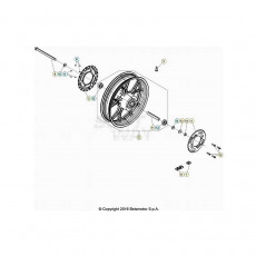 Beta RR50 Street Sport 20 Hinterrad