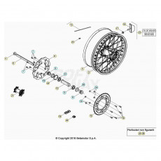 Beta Xtrainer250 24 Hinterrad