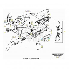 Beta Alp 200 22 Verkleidung/Sitzbank/Tank
