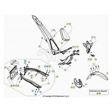 Beta EVO125 20 Verkleidung/Sitzbank/Tank 1