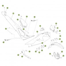 Beta  EVO125 Factory 15 Verkleidung/Sitzbank/Tank 1