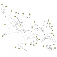 Beta  EVO125 Factory 16 Verkleidung/Sitzbank/Tank 1