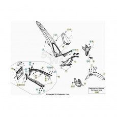 Beta  EVO125 Factory 20 Verkleidung/Sitzbank/Tank 1