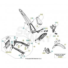 Beta  EVO125 Factory 24 Verkleidung/Sitzbank/Tank 1
