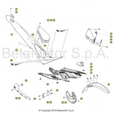 Beta EVO200 17 Verkleidung/Sitzbank/Tank 1