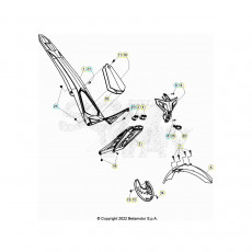 Beta EVO200 25 Verkleidung/Sitzbank/Tank 1