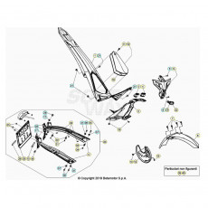 Beta EVO250 20 Verkleidung/Sitzbank/Tank 1