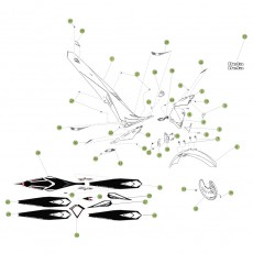 Beta EVO290 09 Verkleidung/Sitzbank/Tank