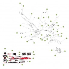 Beta EVO290 11 Verkleidung/Sitzbank/Tank