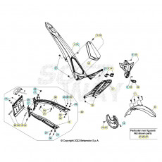 Beta EVO300 2T 24 Verkleidung/Sitzbank/Tank 1