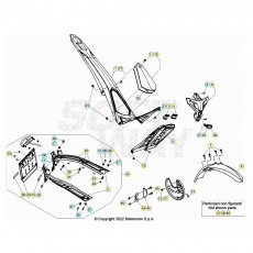 Beta EVO300 4T 23 Verkleidung/Sitzbank/Tank 1