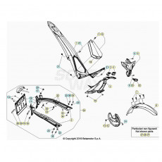 Beta EVO300 Factory 22 Verkleidung/Sitzbank/Tank 1