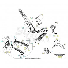 Beta EVO300 Factory 24 Verkleidung/Sitzbank/Tank 1