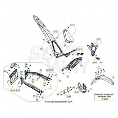 Beta EVO300 Factory 4T 24 Verkleidung/Sitzbank/Tank 1
