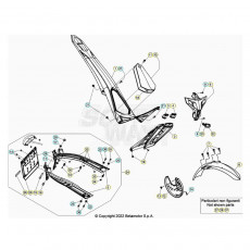 Beta EVO300 SS 23 Verkleidung/Sitzbank/Tank 1