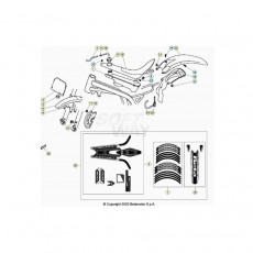 Beta EVO80 Junior 21 Verkleidung/Sitzbank/Tank