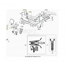 Beta EVO80 Junior 22 Verkleidung/Sitzbank/Tank