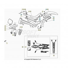 Beta EVO80 Junior 24 Verkleidung/Sitzbank/Tank
