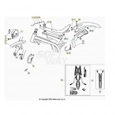 Beta EVO80 Senior 24 Verkleidung/Sitzbank/Tank