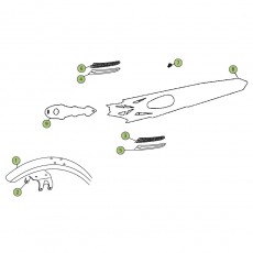 Beta REV250 4T 08 Verkleidung/Sitzbank/Tank