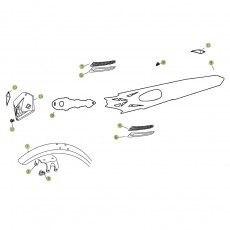 Beta REV3 125 08 Verkleidung/Sitzbank/Tank