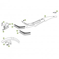 Beta REV3 270 06 Verkleidung/Sitzbank/Tank