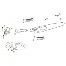 Beta REV3 270 07 Verkleidung/Sitzbank/Tank