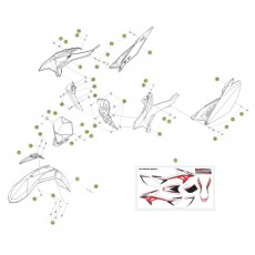 Beta RR125 14 Verkleidung/Sitzbank/Tank 1