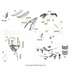 Beta RR125 19 Verkleidung/Sitzbank/Tank 1