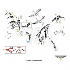 Beta RR125 24 Verkleidung/Sitzbank/Tank 1
