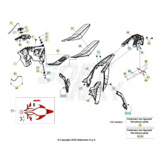 Beta RR125 25 Verkleidung/Sitzbank/Tank 1