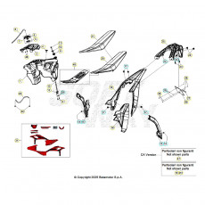 Beta RR125 26 Verkleidung/Sitzbank/Tank 1