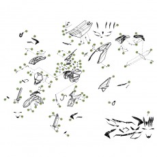 Beta RR125 LC 13 Verkleidung/Sitzbank/Tank 1