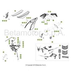 Beta RR125RC 19 Verkleidung/Sitzbank/Tank 1