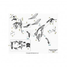 Beta RR125RC 21 Verkleidung/Sitzbank/Tank 1