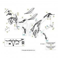 Beta RR125RC 24 Verkleidung/Sitzbank/Tank 1