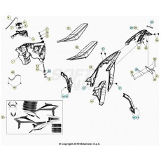 Beta RR125 20 Verkleidung/Sitzbank/Tank 1