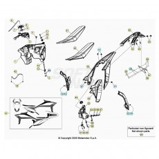 Beta RR200 20 Verkleidung/Sitzbank/Tank 1
