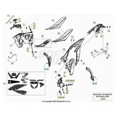 Beta RR200 23 Verkleidung/Sitzbank/Tank 1