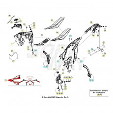 Beta RR200 24 Verkleidung/Sitzbank/Tank 1